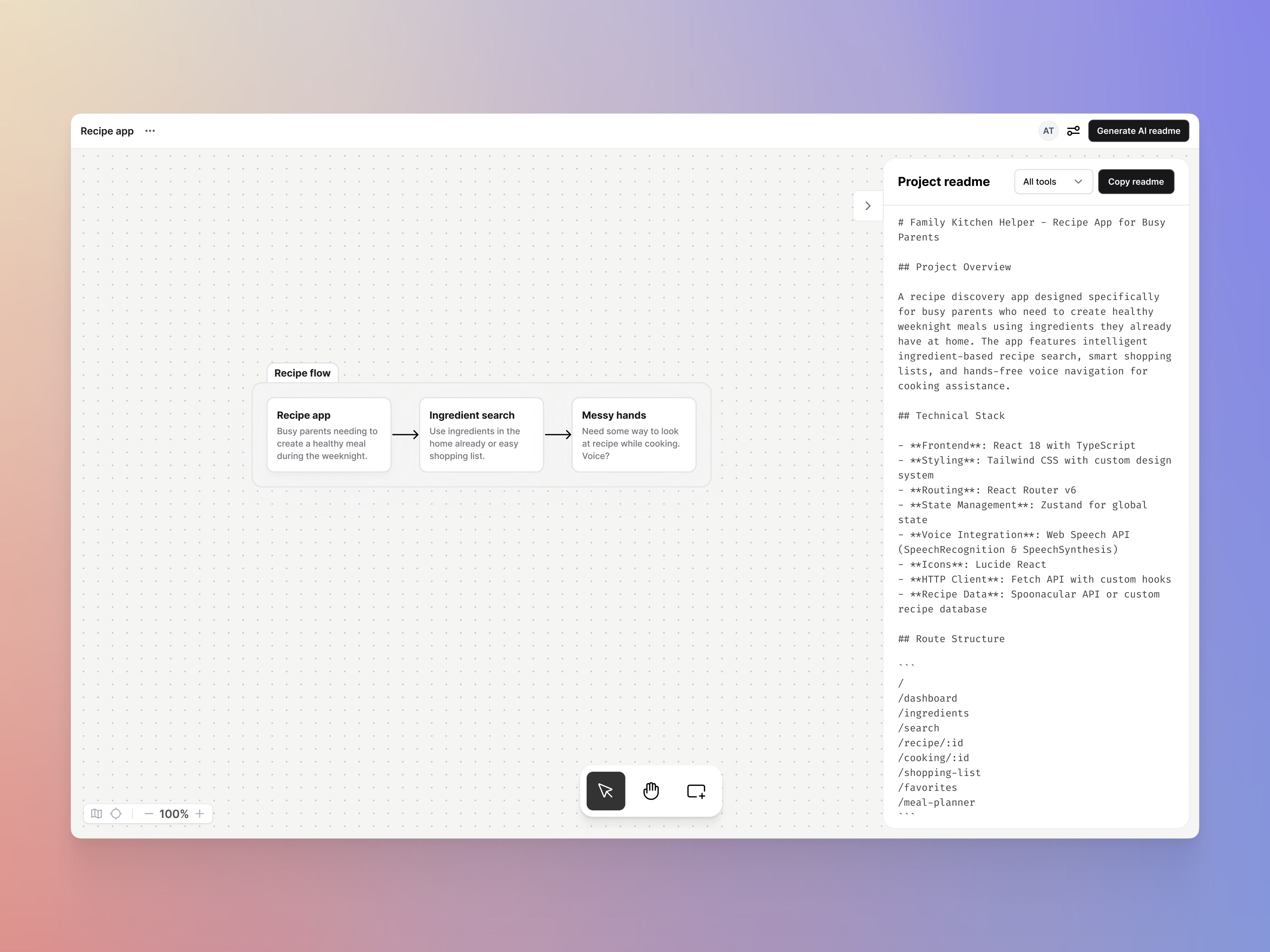 mkr.cards - Visual to AI code specs