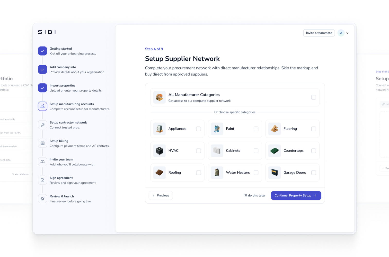 Supplier Network Onboarding